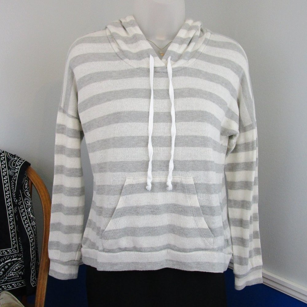 Mossimo Striped Hooded Sweater